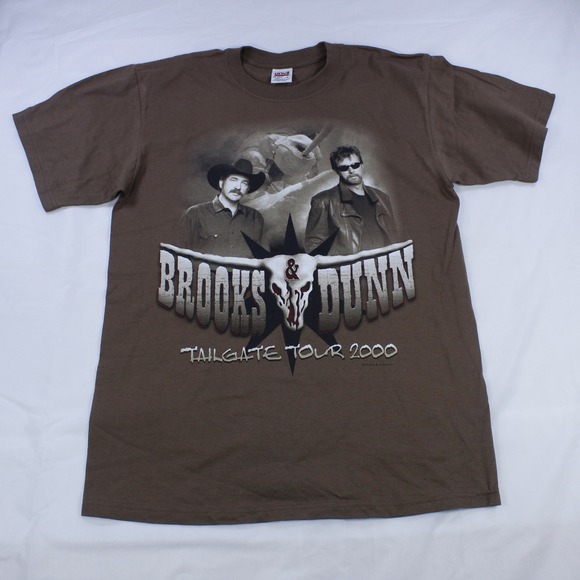 Anvil Other - Vintage Brooks & Dunn Tailgate Tour 2000 T-Shirt‎ - Anvil Brand - Size L
